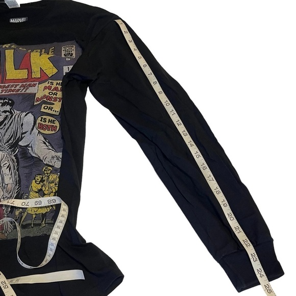 The Incredible Hulk T-Shirt Long Sleeves Medium New With Tags - Picture 6 of 7